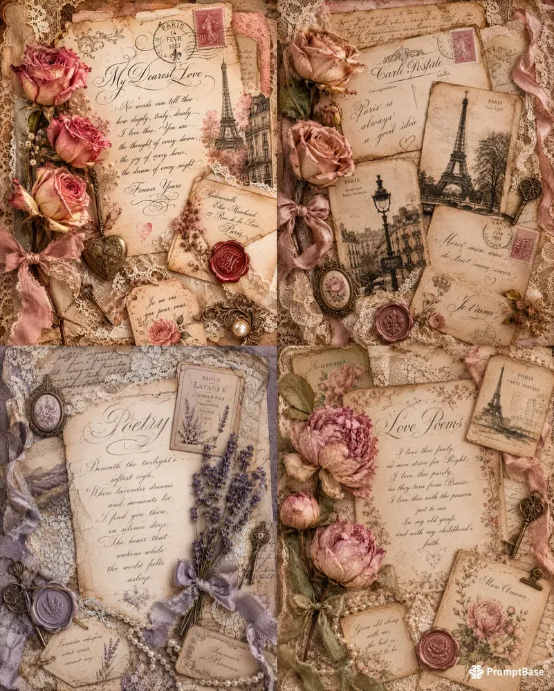 Romantic Junk Journals