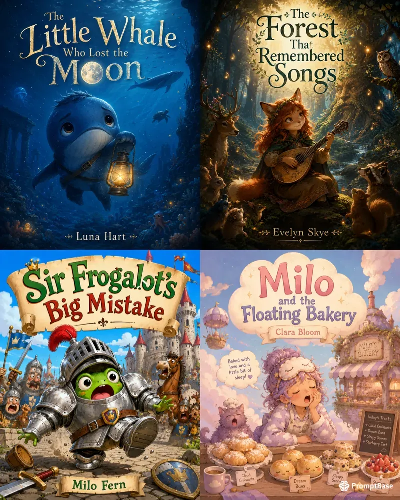 Childrens Book Cover Generator