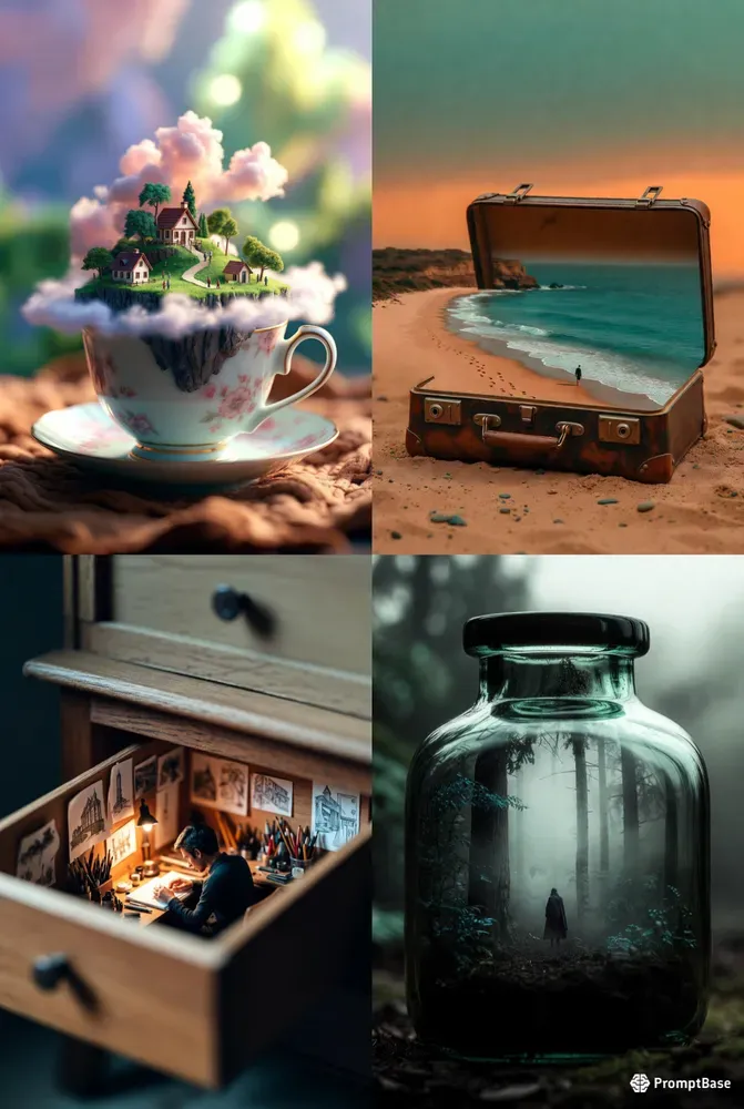 Surreal Object Worlds
