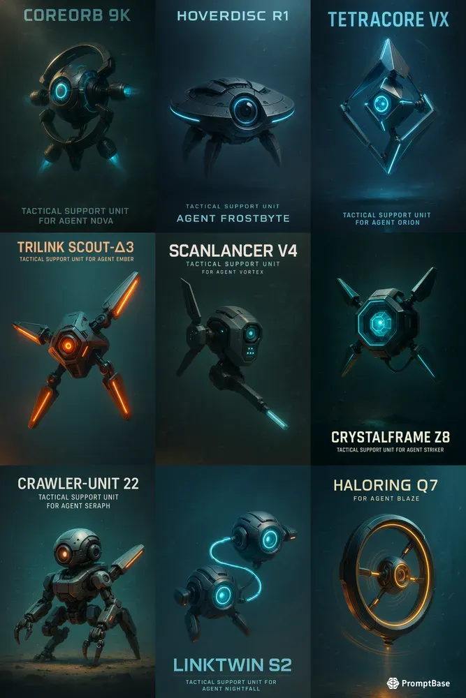 Tactical Drone Spotlight Posters