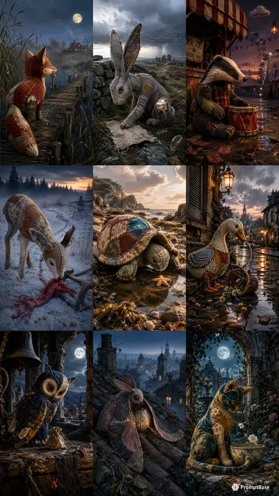 Storytelling Patchwork Creatures