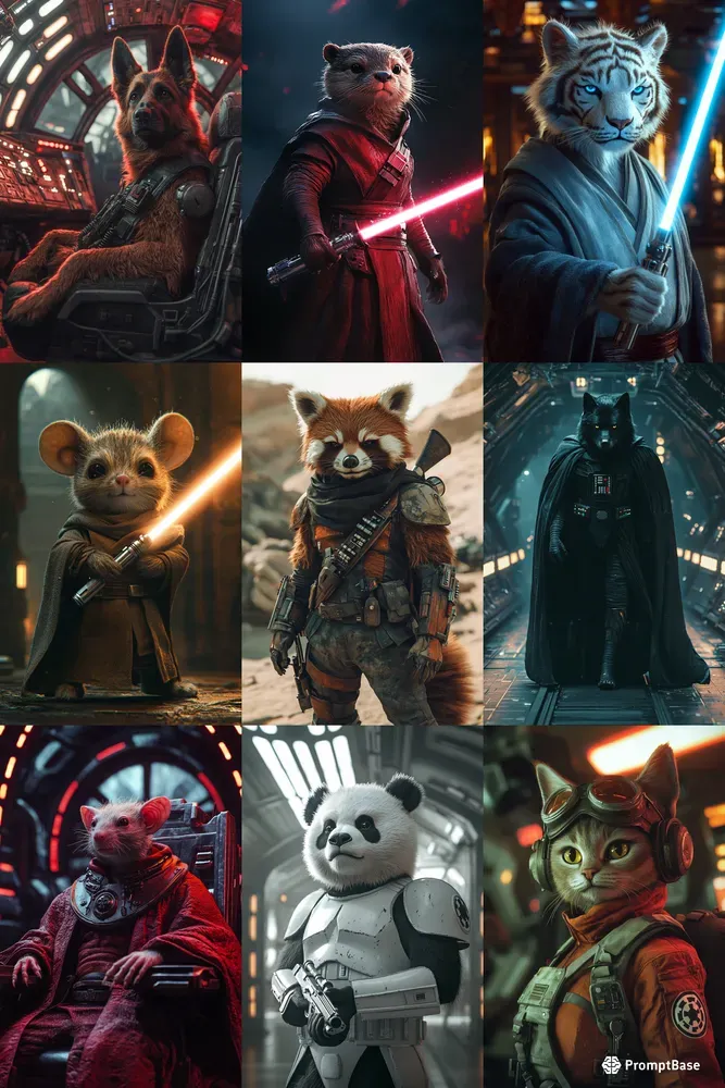 Star Wars Animal Portraits