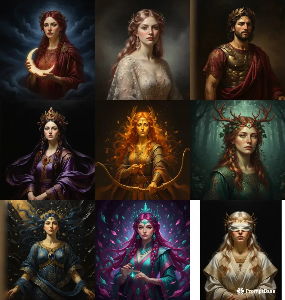 Luminous Chiaroscuro Portraits
