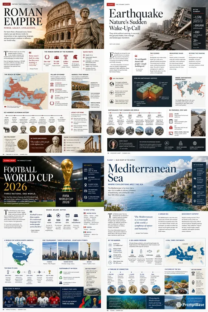 Premium Editorial Magazine Generator
