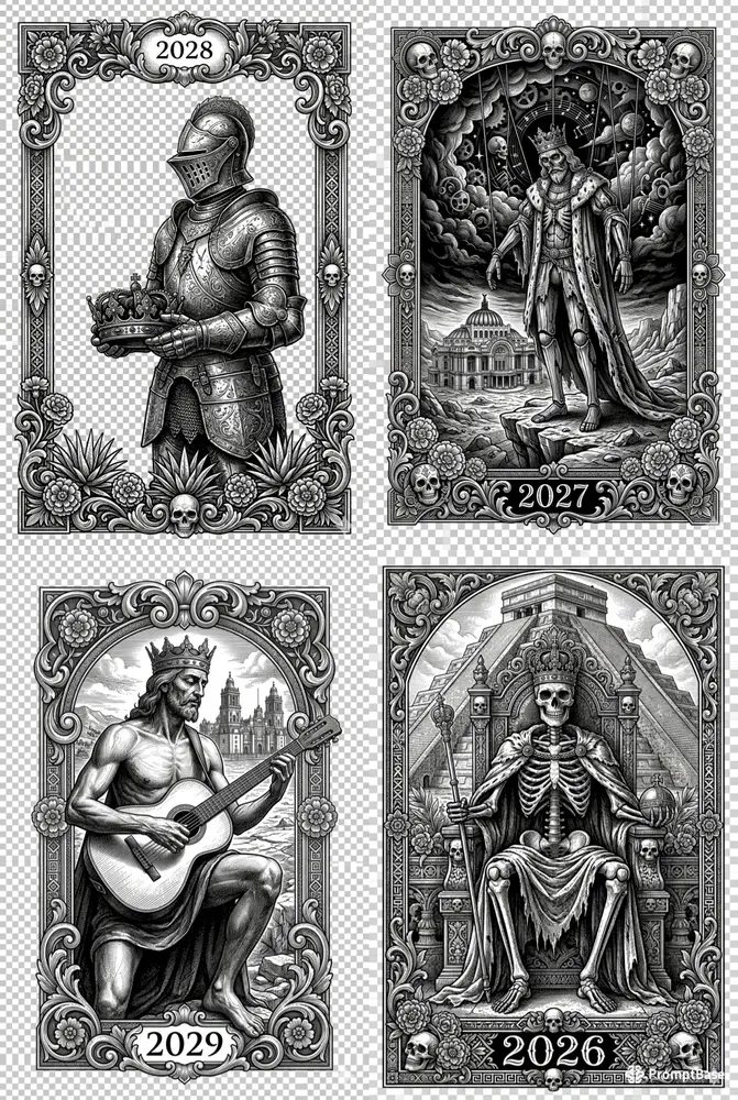 Vintage Medieval Concert Merch Graphics