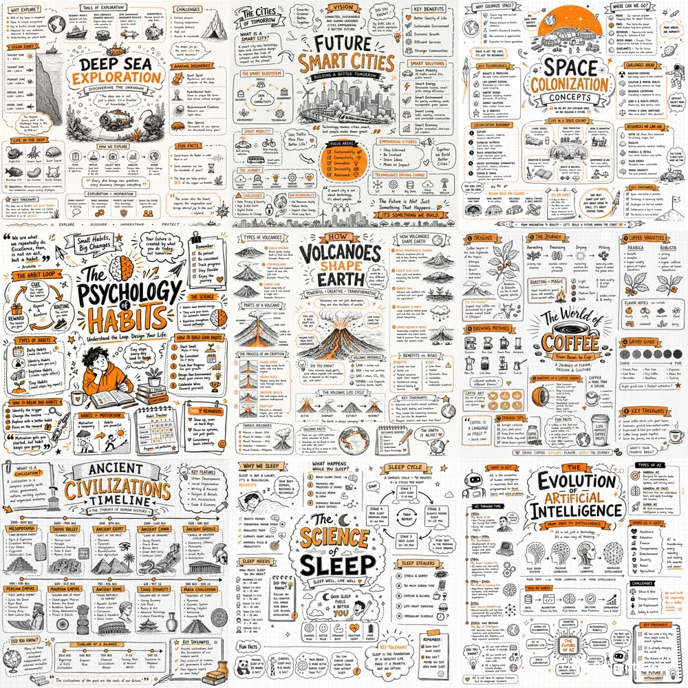 Creative Sketchnote Poster Generator