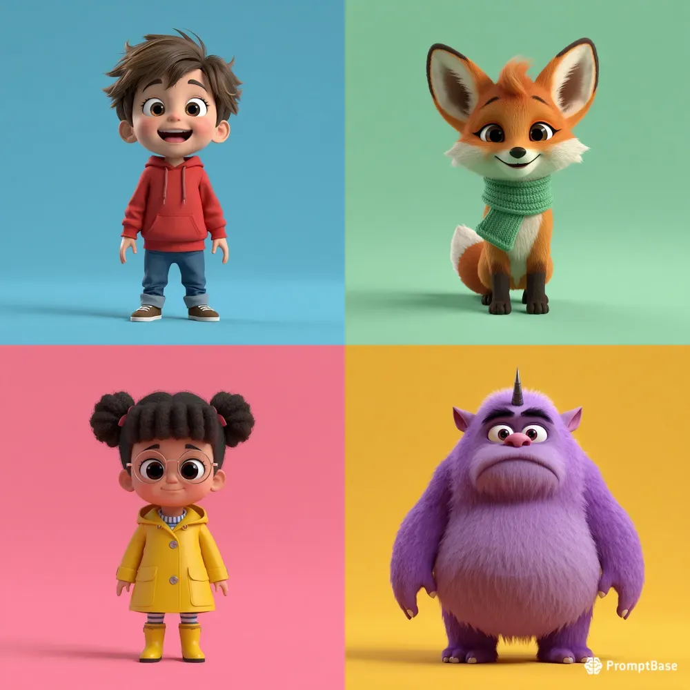 3D Cute Pixar Style Character Creators