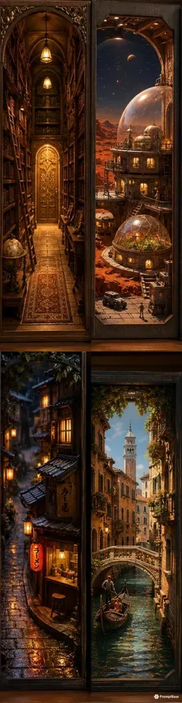 Cinematic Miniature Book Nook Designers