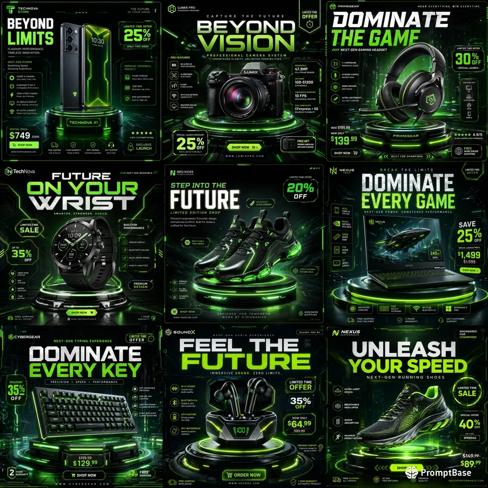 Cyber Sale Product Poster Kits