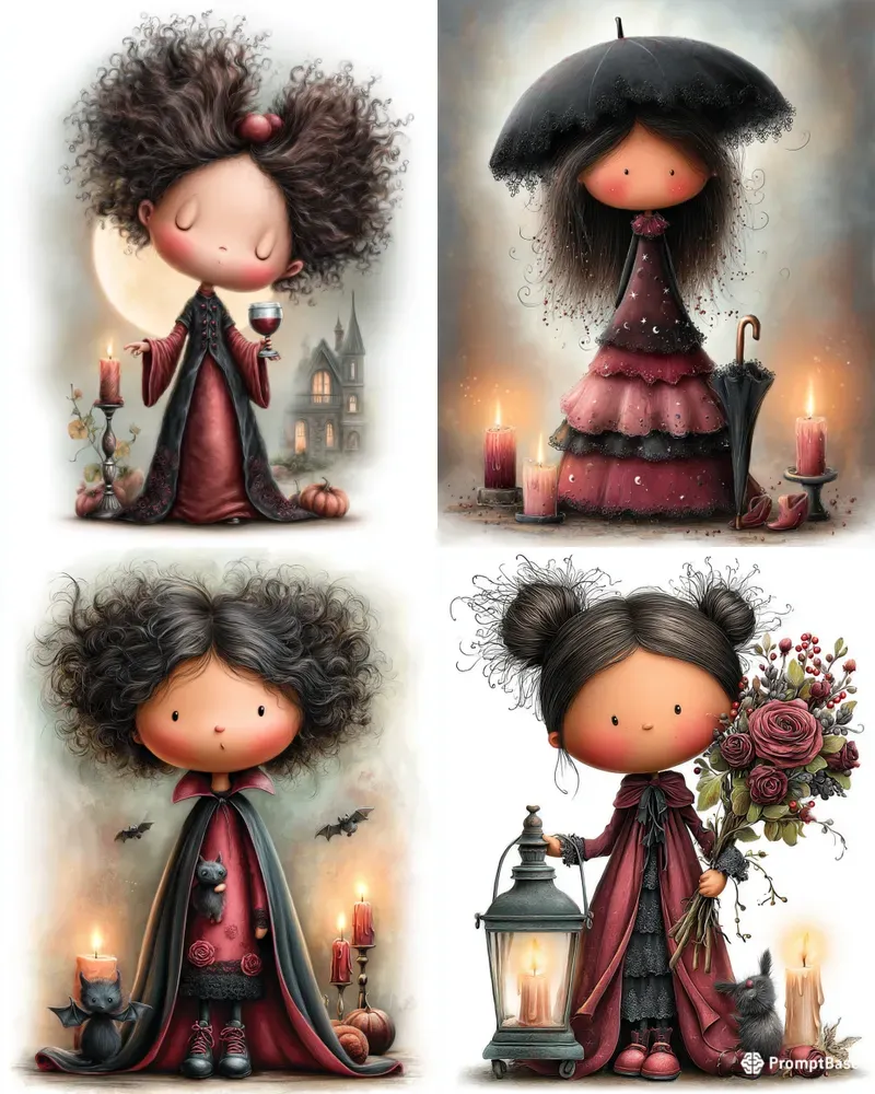 Vampire Rose Girl Halloweens