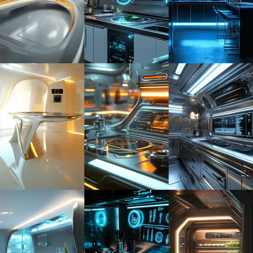 Futuristic Kitchens