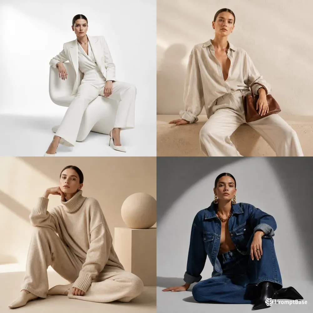 Minimalist Studio Fashion Generator