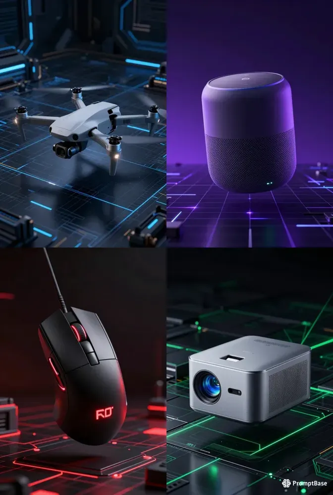 Cyberpunk Gadget Photography