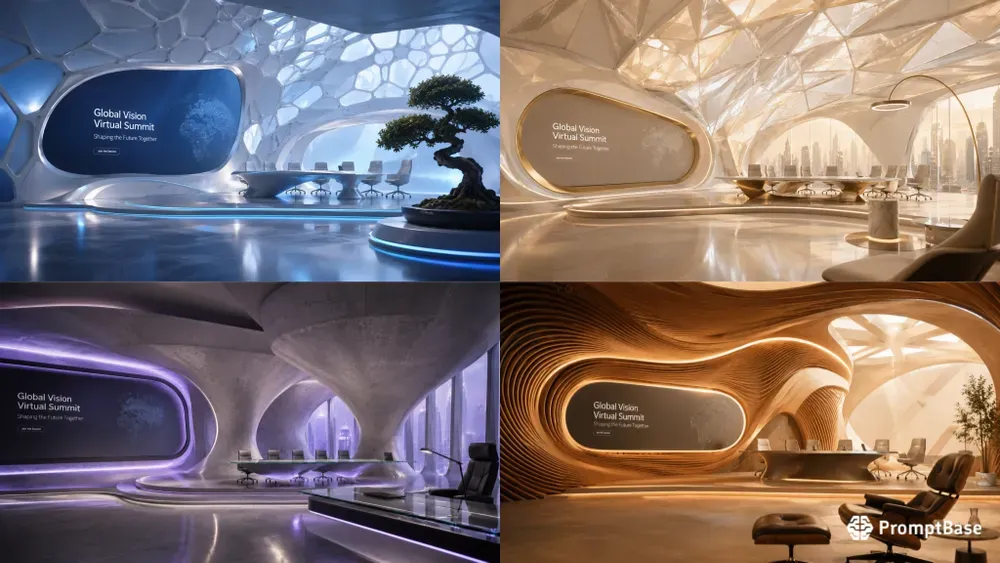 Elite Parametric Office Virtual Backdrops