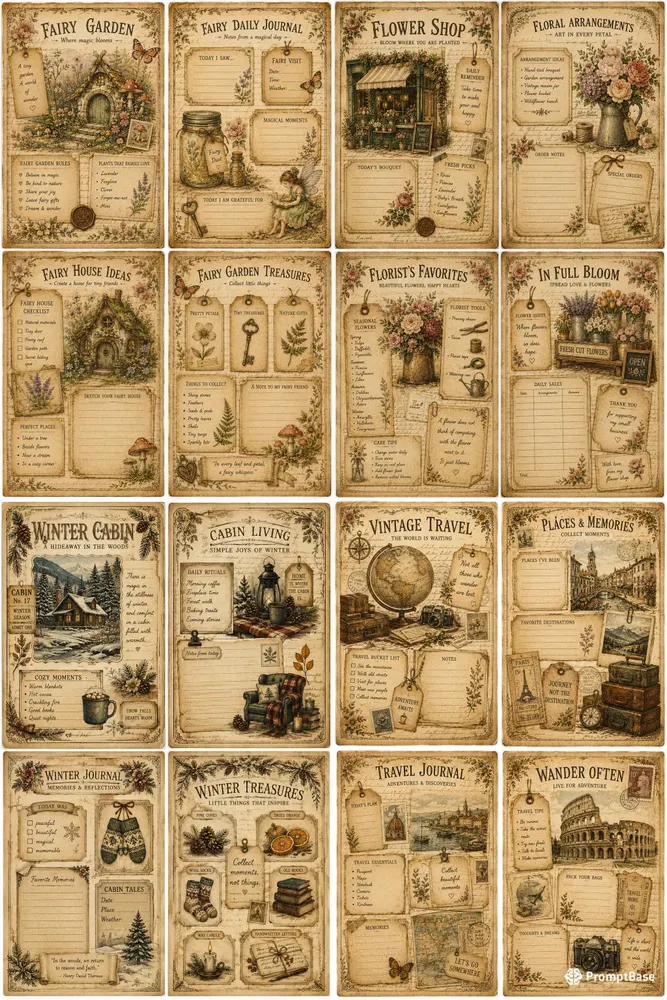 Vintage Theme Ephemera