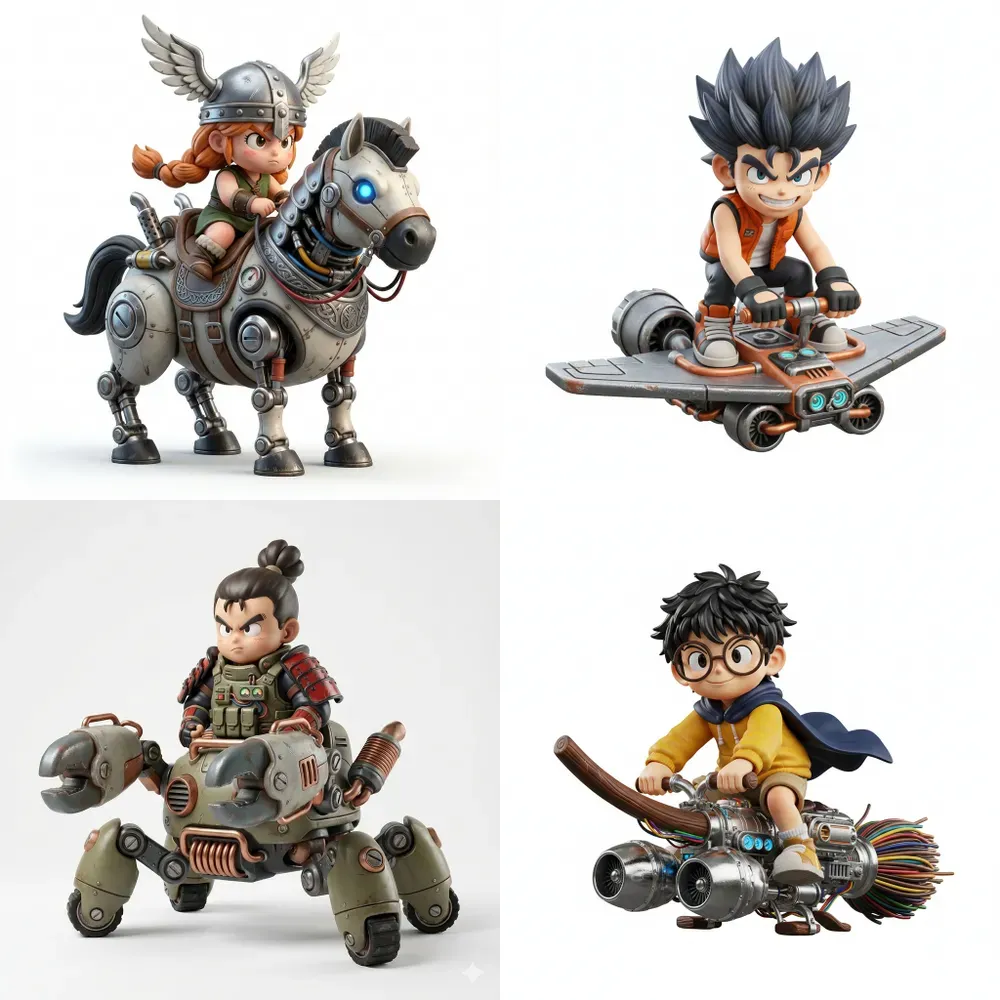3D Digital Sculpture Toys