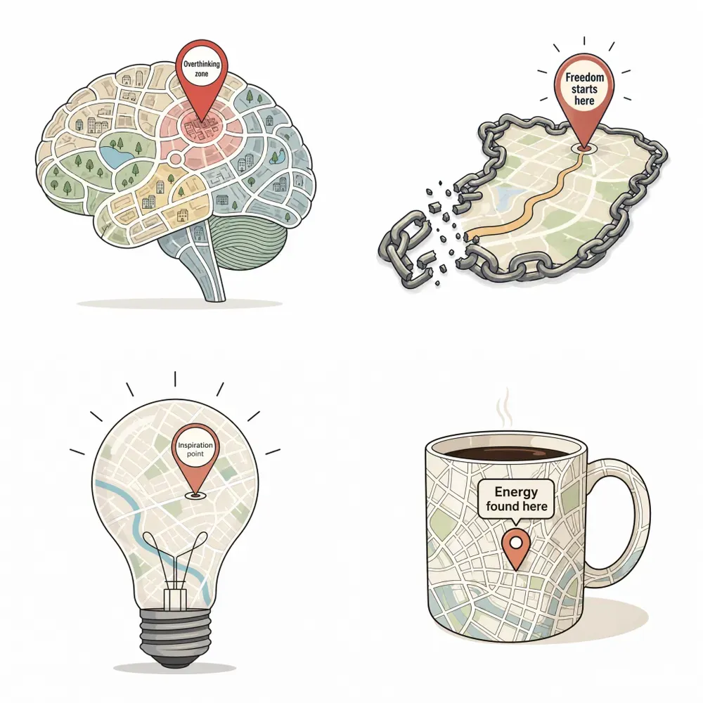 Conceptual Map Art Emotions