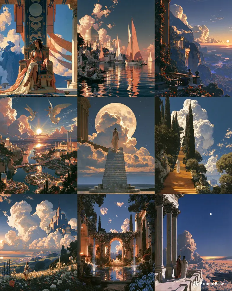 Luminous Mythic Dreamscapes