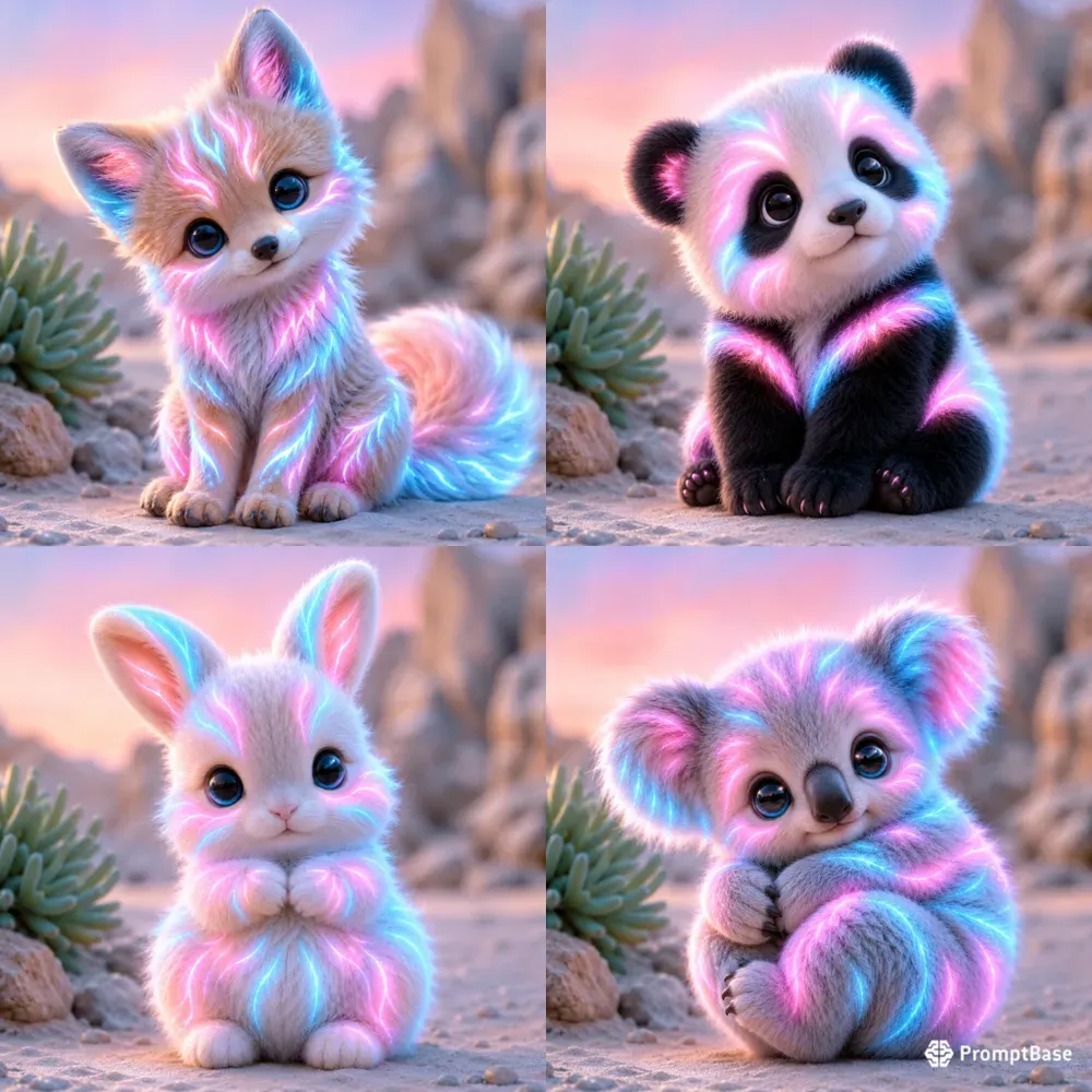 Glowing Baby Animal Magics