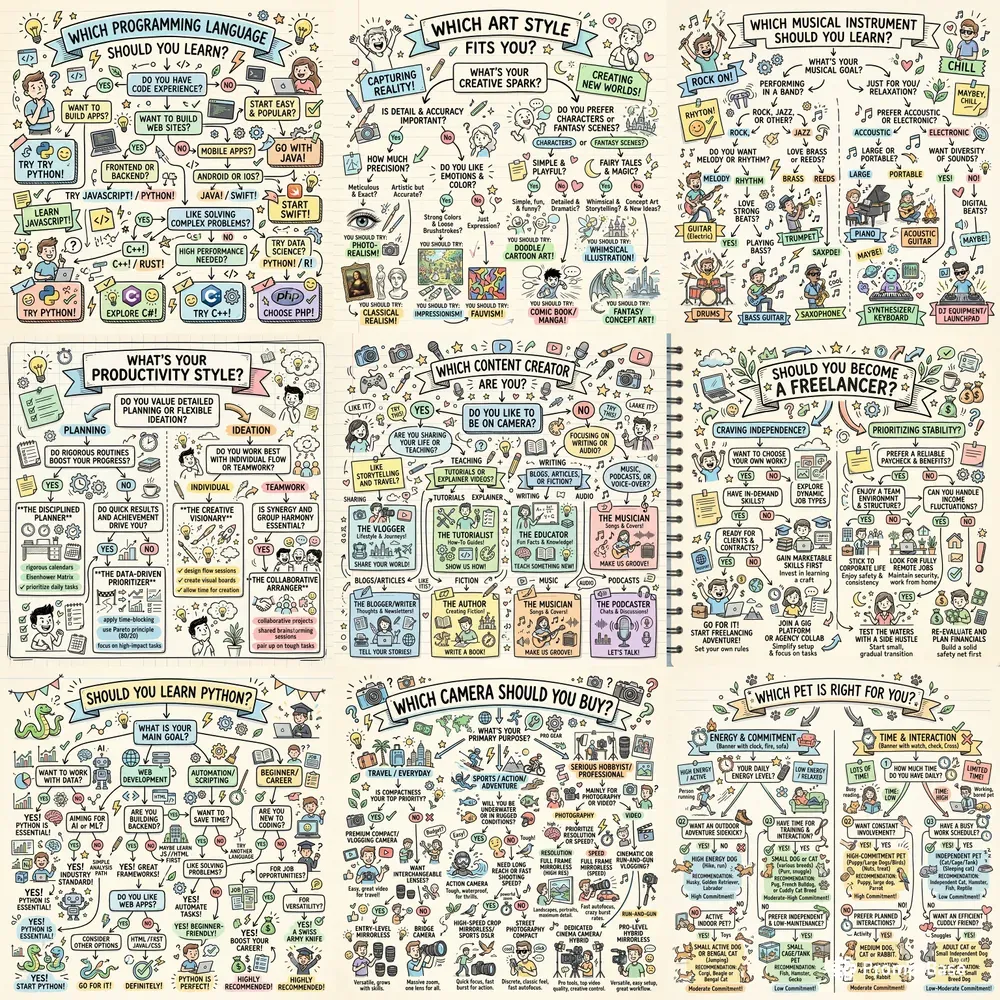 Doodle Decision Maps