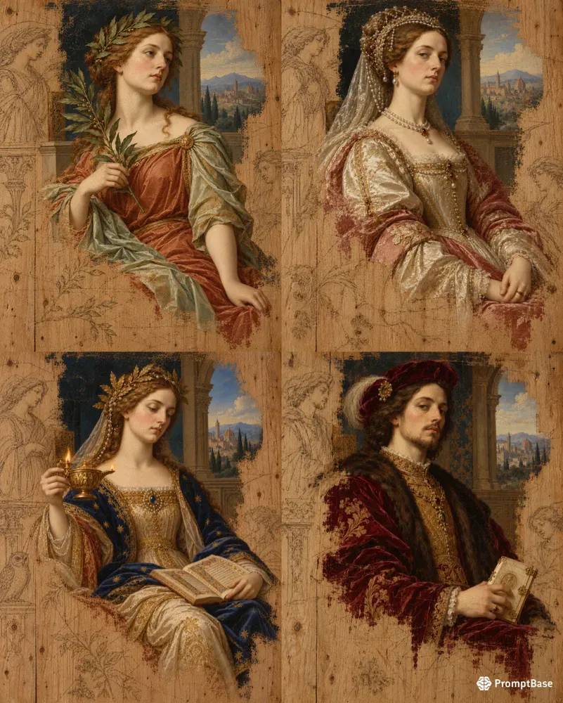 Renaissance Egg Tempera Art