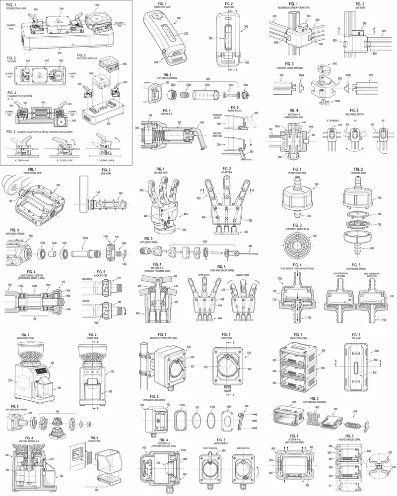Patent Drawing Figure Set Generator