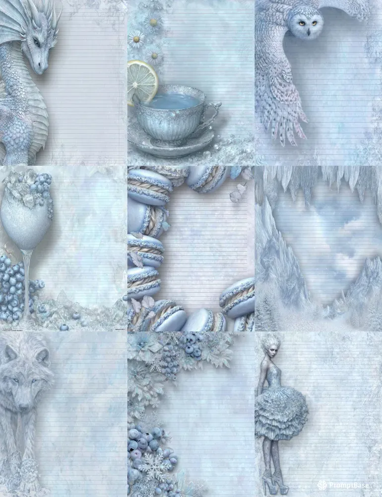 Ice Witch Queen Plain Papers