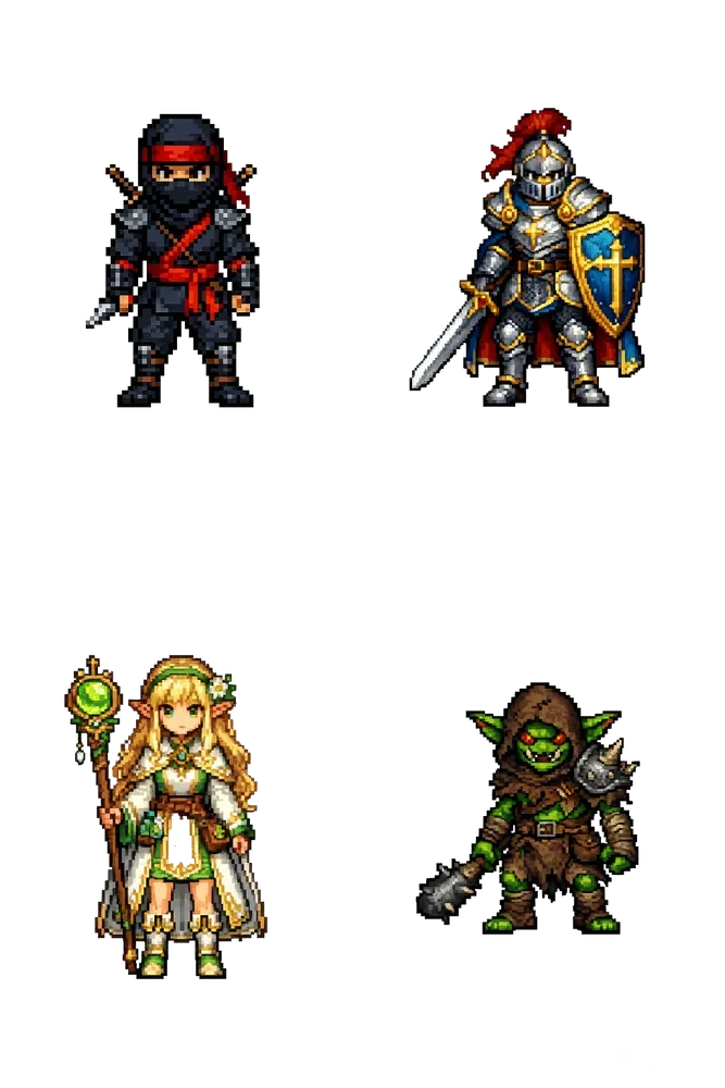 Retro Game Character Generator