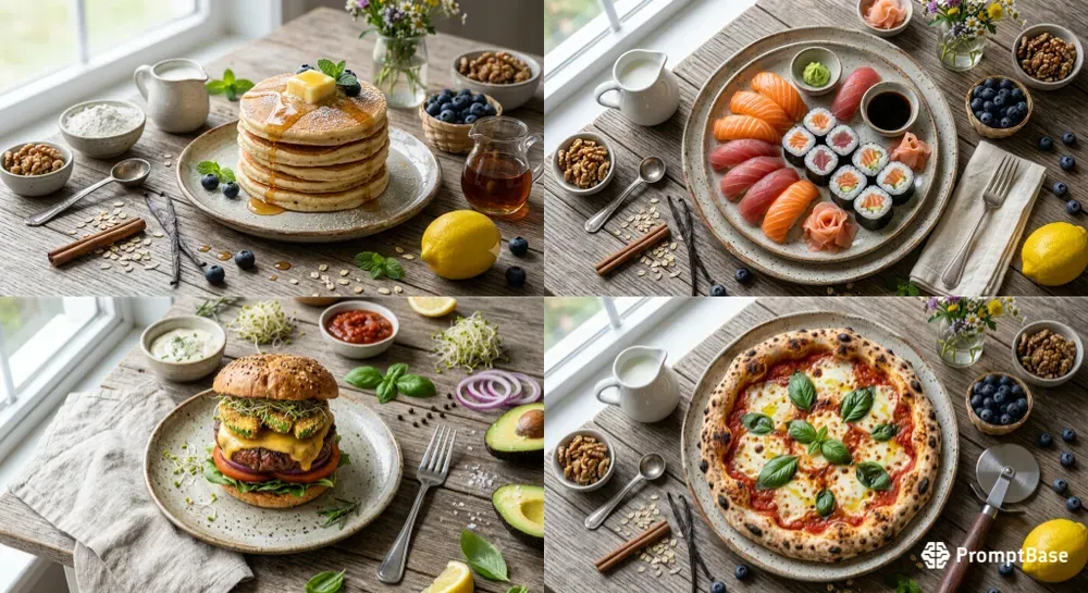Menu Food Photo Creator Images