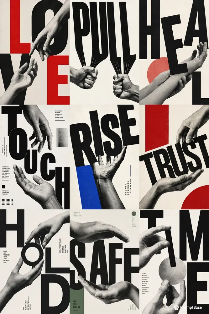 Experimental Hand Typography Posters