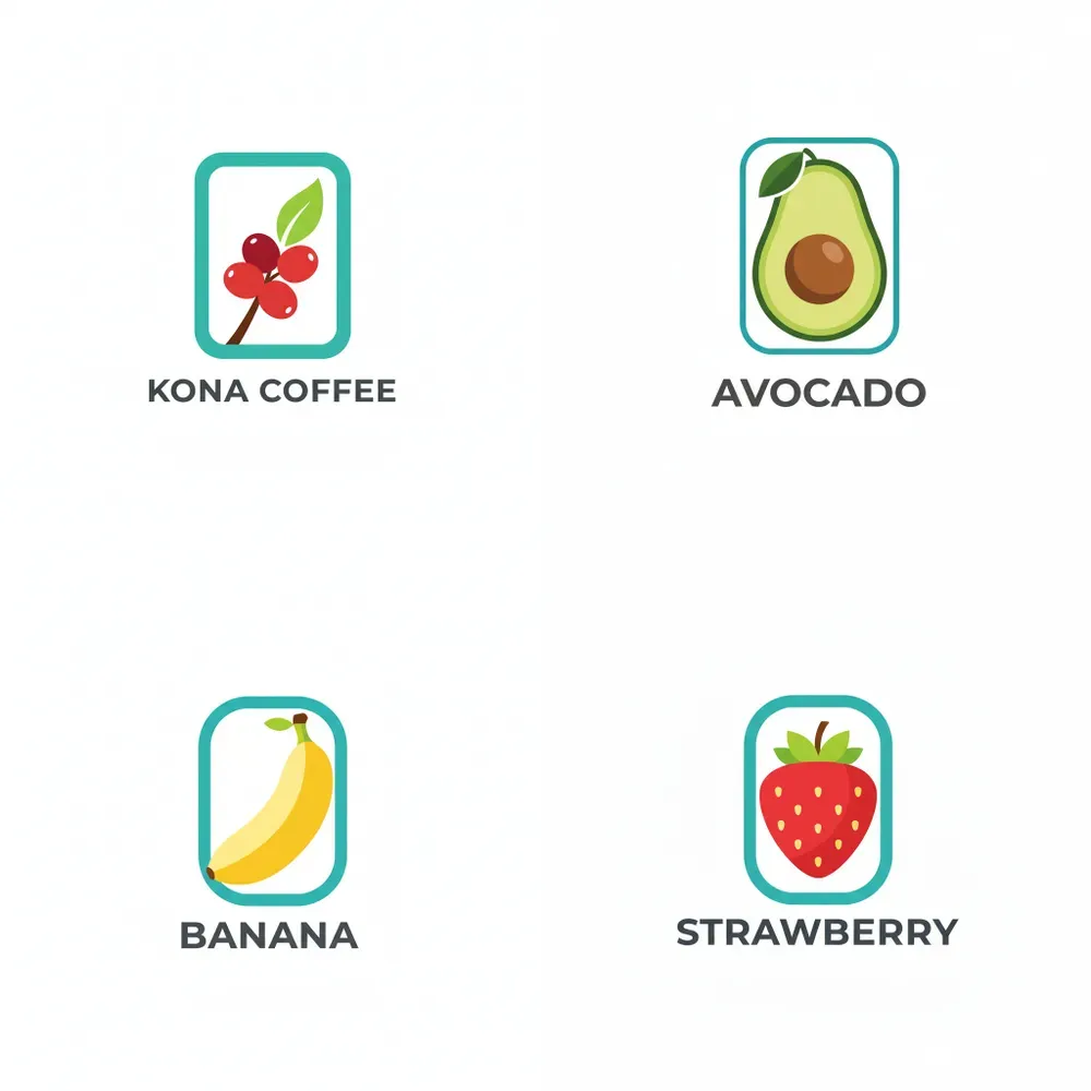 Custom Fruit Logo Designs