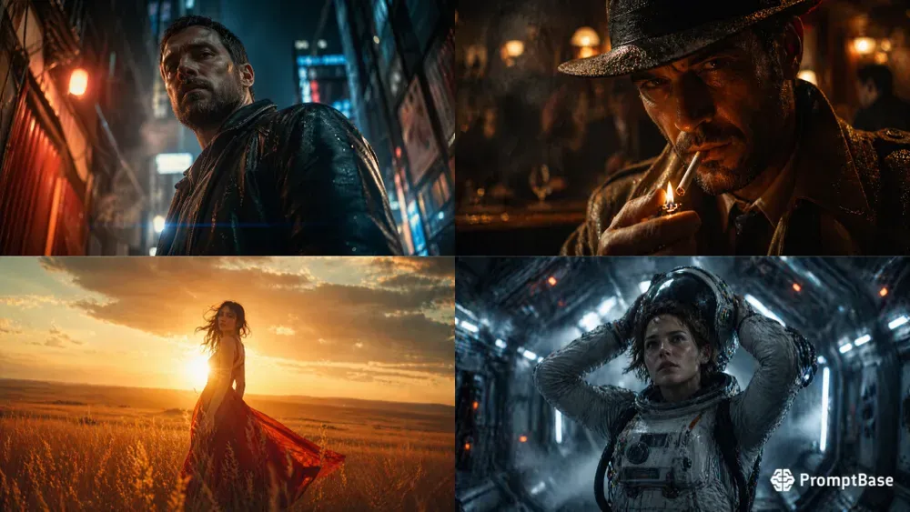 Cinematic Movie Scene Portraits