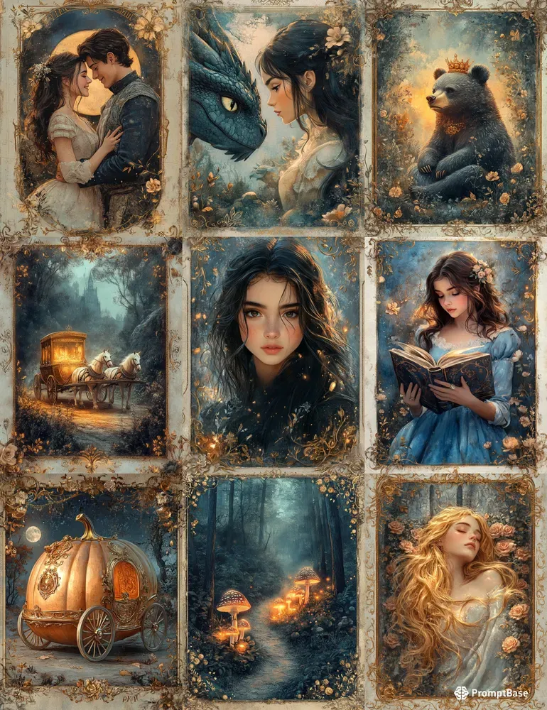 Fairy Tale Storybook Art Junk Journals