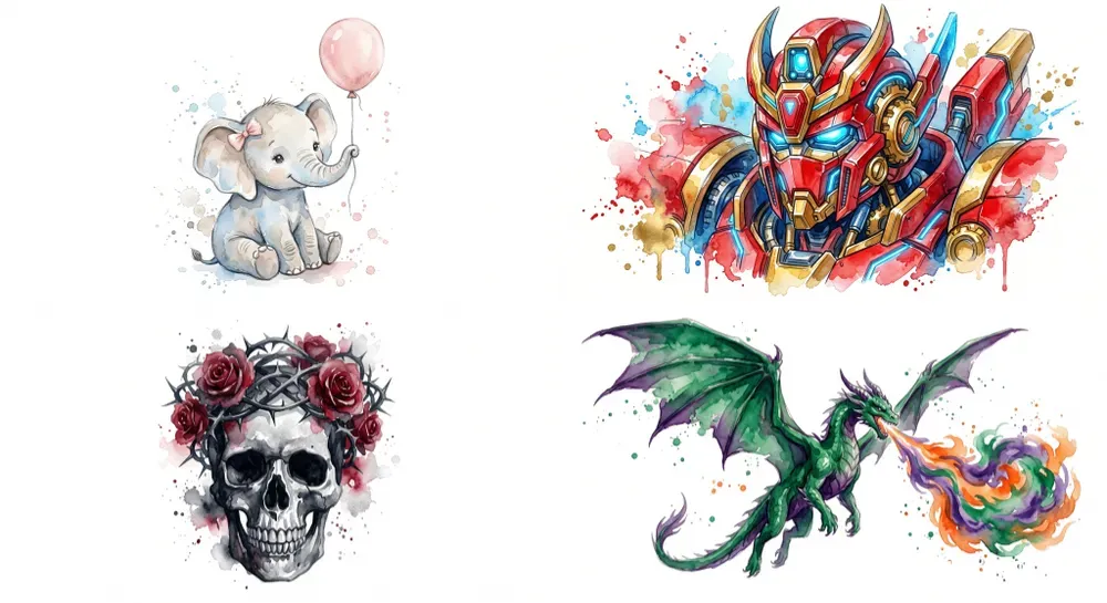 Premium Watercolor Clipart