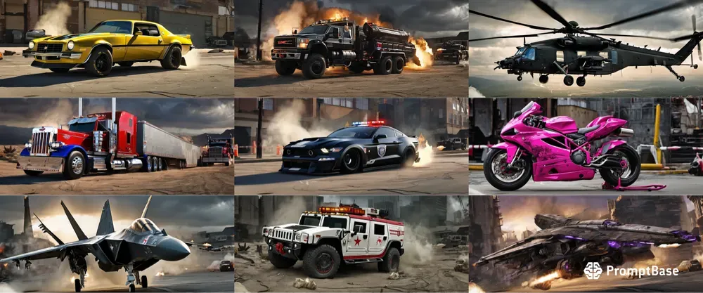 Transformer Vehicular Mode Cinematics