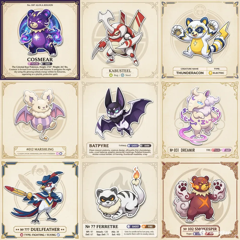 Fakemon Creature Design Generator
