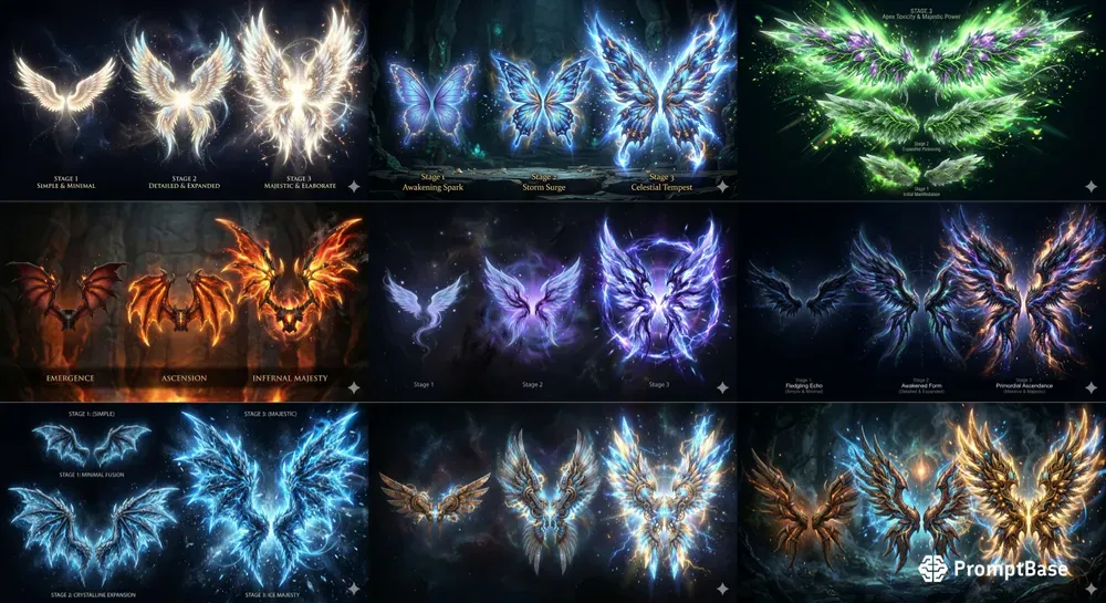 Epic Wing Evolution Generator