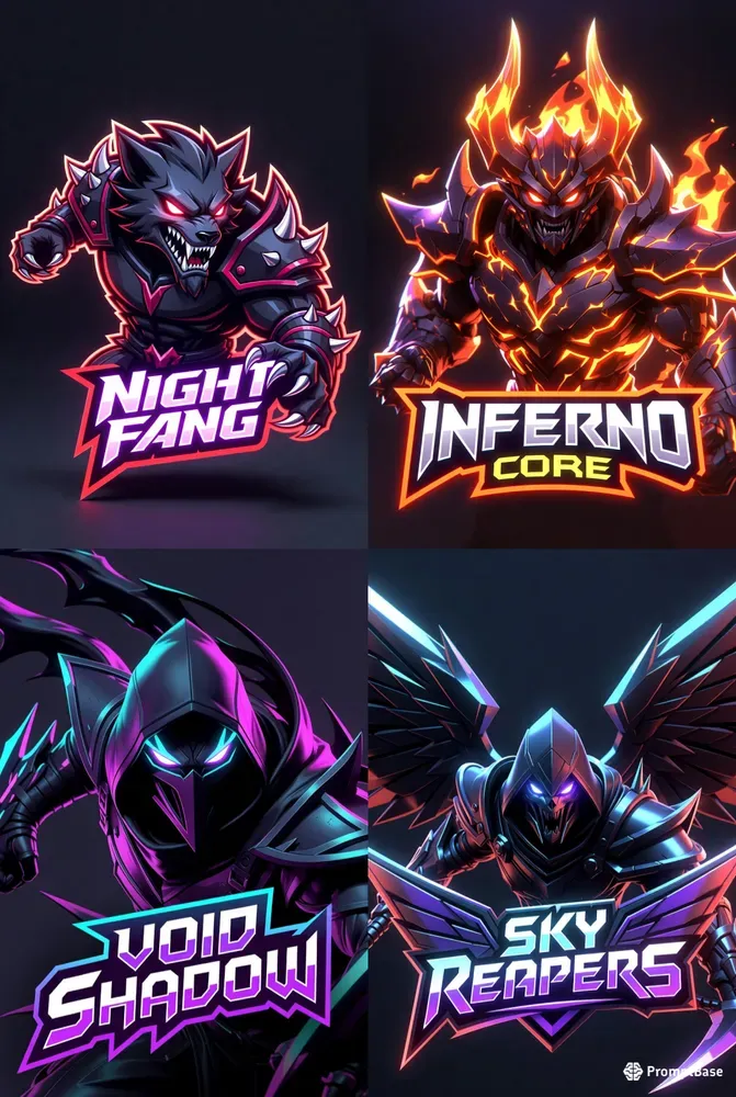 3D Esports Mascot Logo Aggressive Style