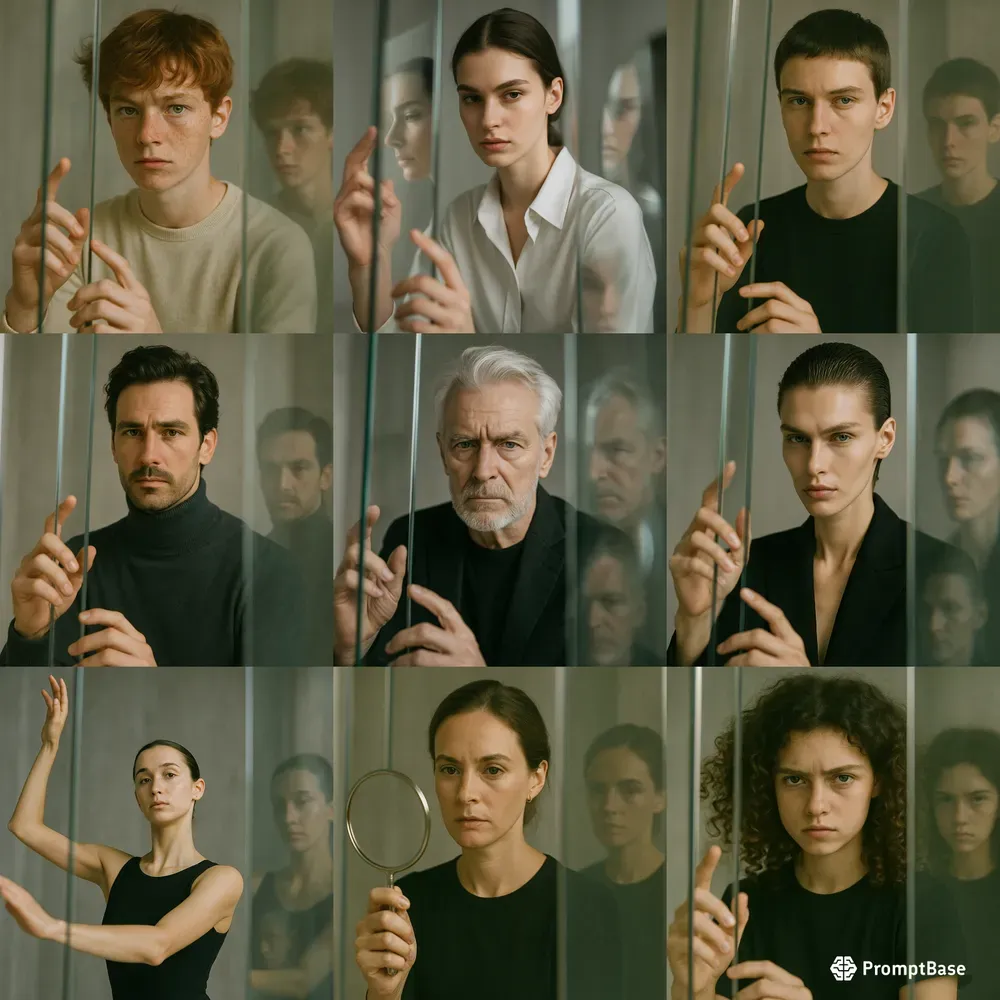 Mirror Reflection Portraits