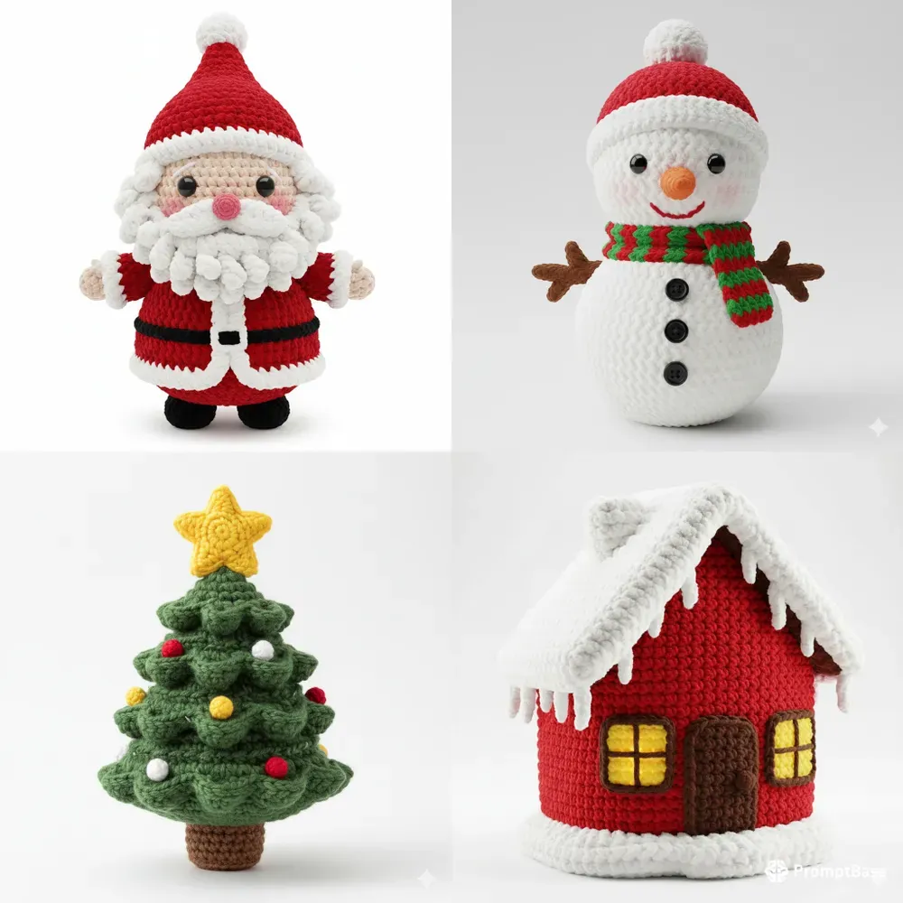 Amigurumi Yarn Figurines