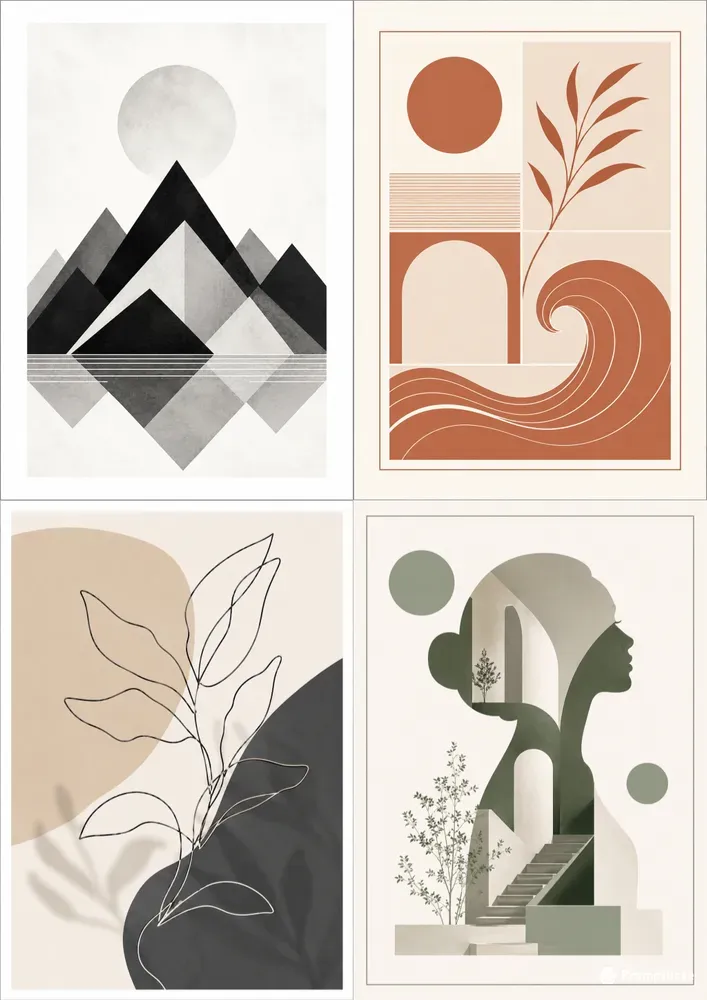 Minimalist Wall Art Generator