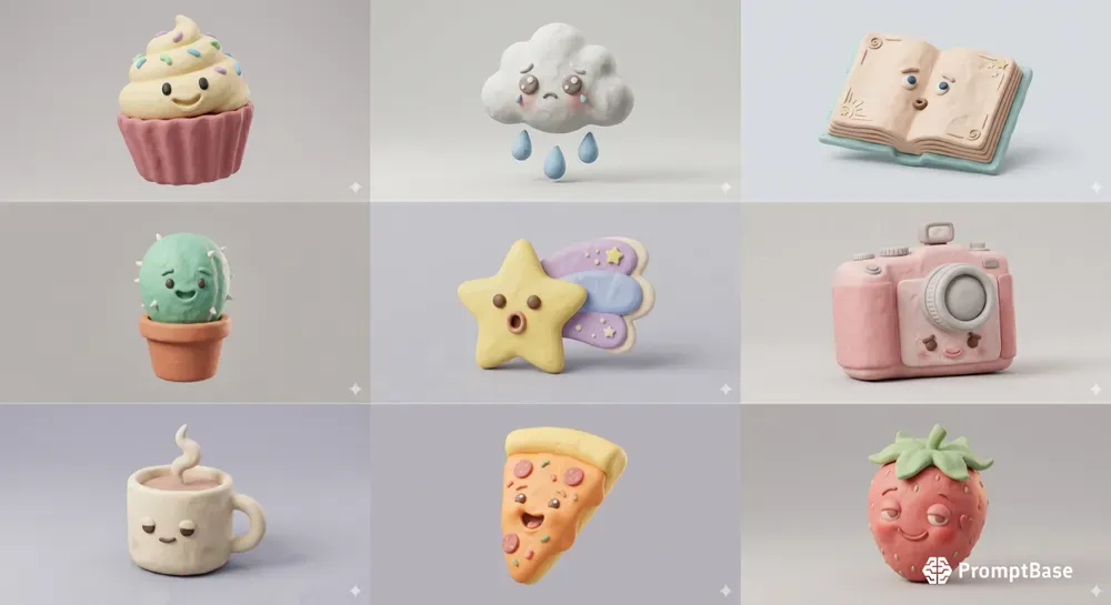Pastel Clay Emoji Generator