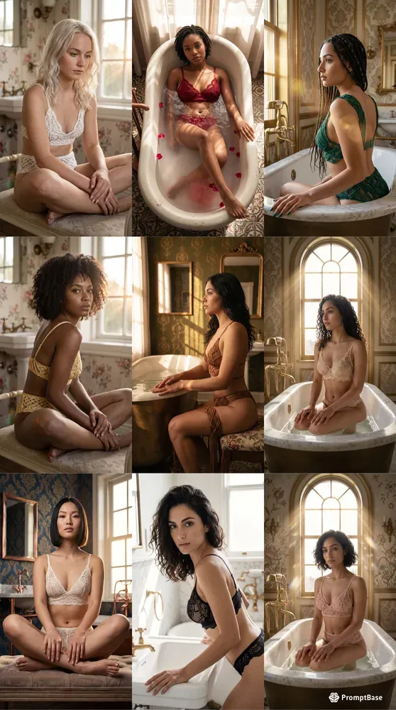 The Bathroom Boudoir Series