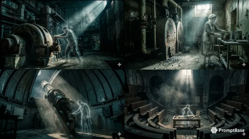 Cinematic Abandoned Horror Spaces