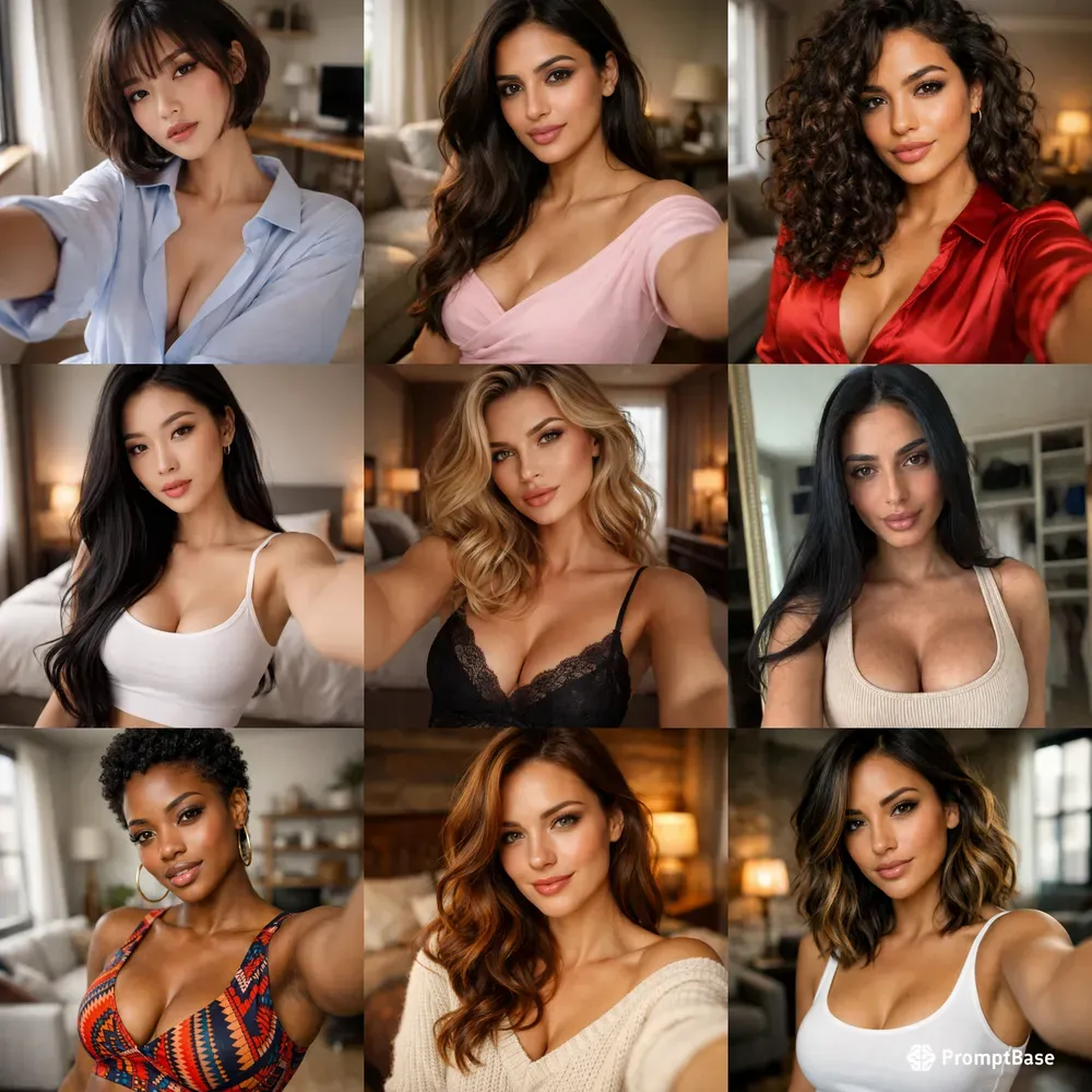 Viral Influencer Instagram Selfies