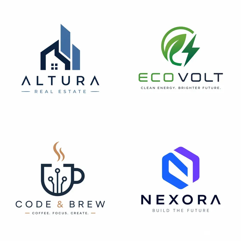 Ultraminimalist Tech Startup Logos