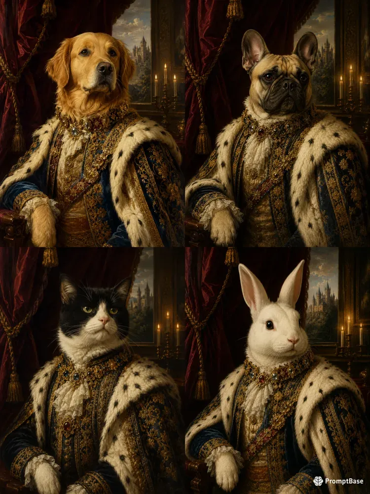 Royal Pet Portraits
