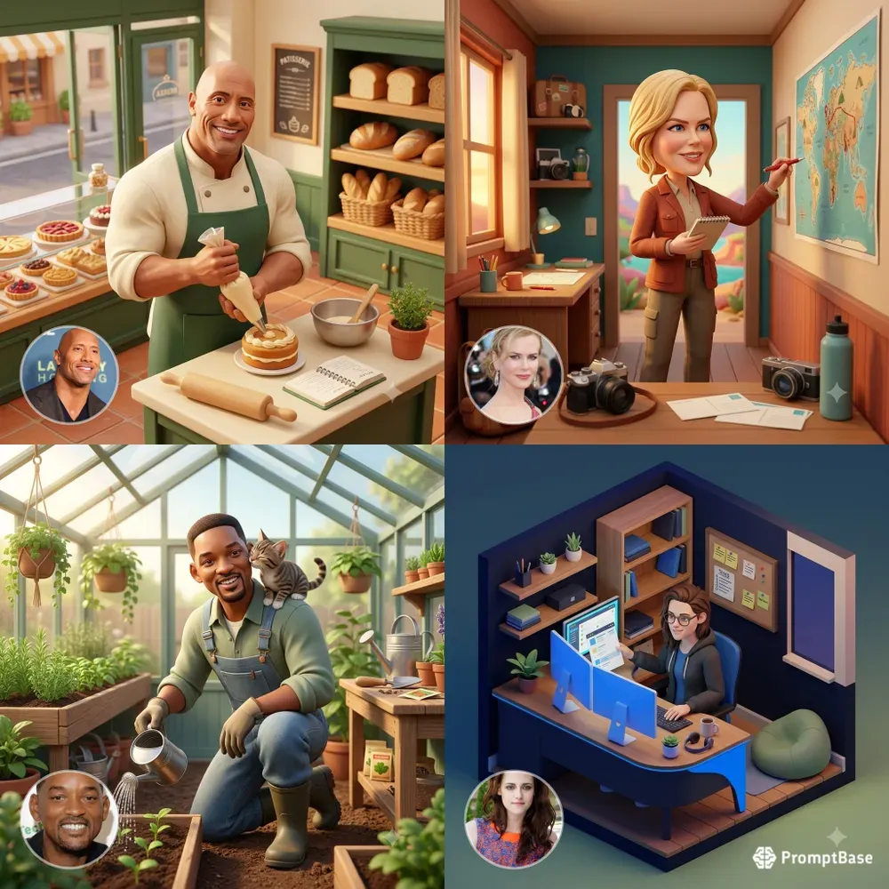 3D Personal Microworld Portraits