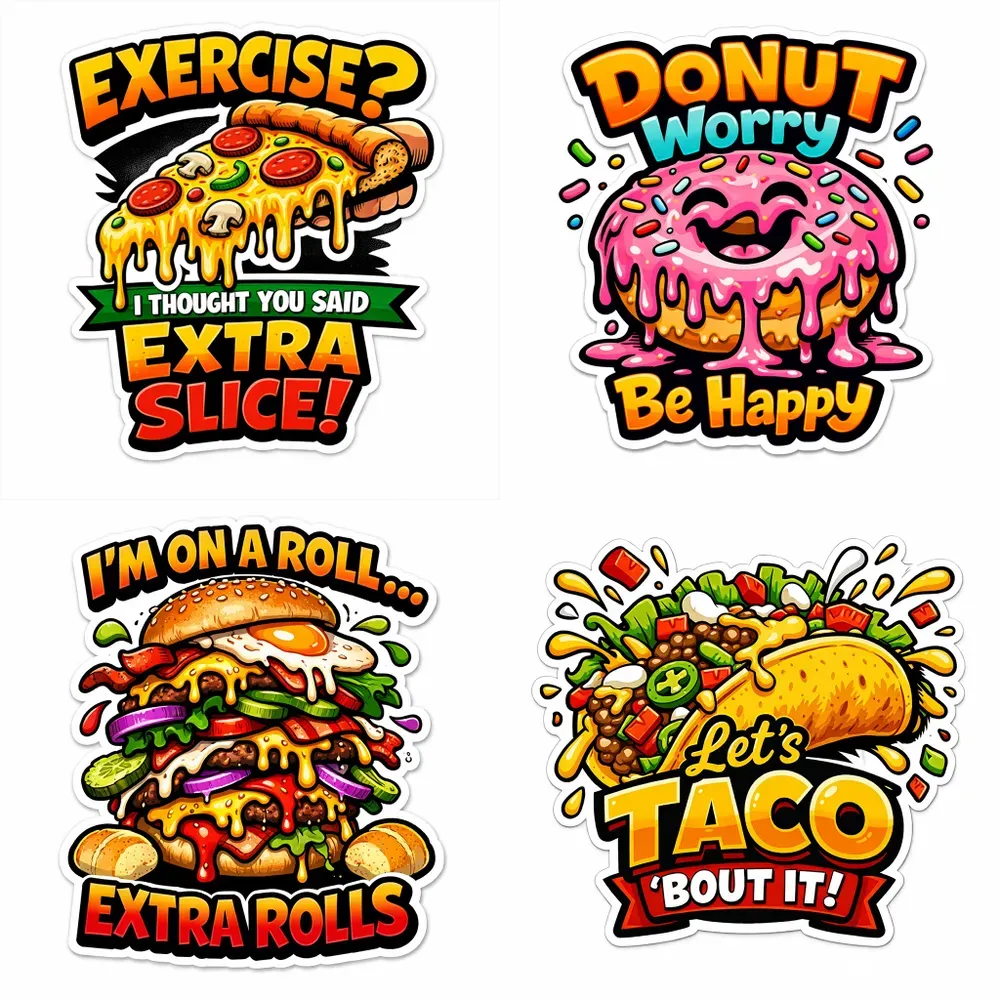 Funny Food Pun Sticker Generator