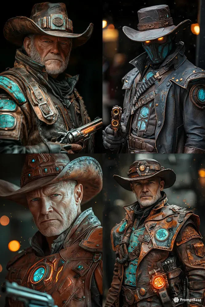 Copperstorm Outlaw Scifi Western Art